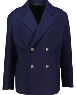Herren Kurzmantel PEACOAT mit Wolle