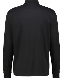 Herren Langarm-Poloshirt PE-INTERLOCK