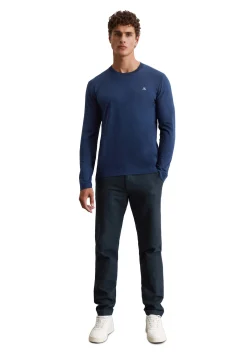 Herren Langarmshirt aus Bio-Baumwolle Shaped Fit