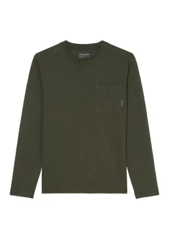 Herren Langarmshirt aus Baumwolle