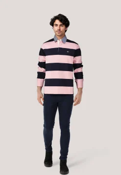 Herren Langarmshirt mit Kragen CHAMBRAY HEAVY RUGGER