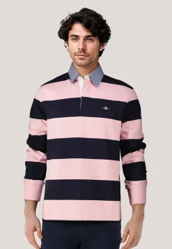 Herren Langarmshirt mit Kragen CHAMBRAY HEAVY RUGGER