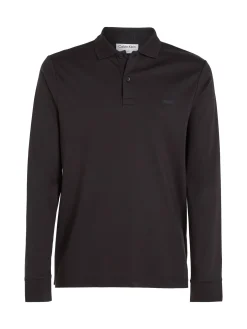 Herren Langarmshirt SMOOTH COTTON SLIM LS POLO