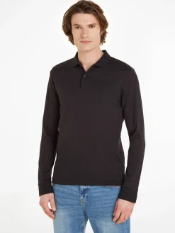 Herren Langarmshirt SMOOTH COTTON SLIM LS POLO