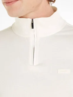 Herren Langarmshirt SMOOTH COTTON LS ZIP UP