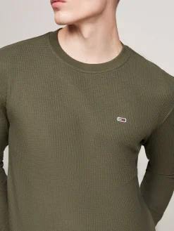 Herren Langarmshirt TJM REG WAFFLE L/S TEE