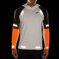 Herren Laufshirt mit Kapuze RUN VISIBLE THERMAL HOODIE 2.0