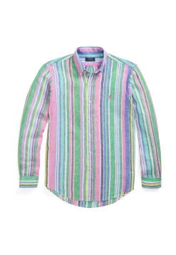 Herren Leinenhemd Custom Fit