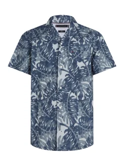 Herren Leinenhemd Kurzarm Regular Fit