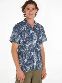 Herren Leinenhemd Kurzarm Regular Fit