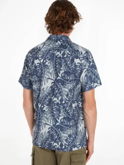 Herren Leinenhemd Kurzarm Regular Fit