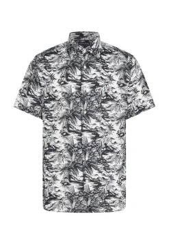 Herren Leinenhemd LINEN VACATION PRT SHIRT Regular Fit