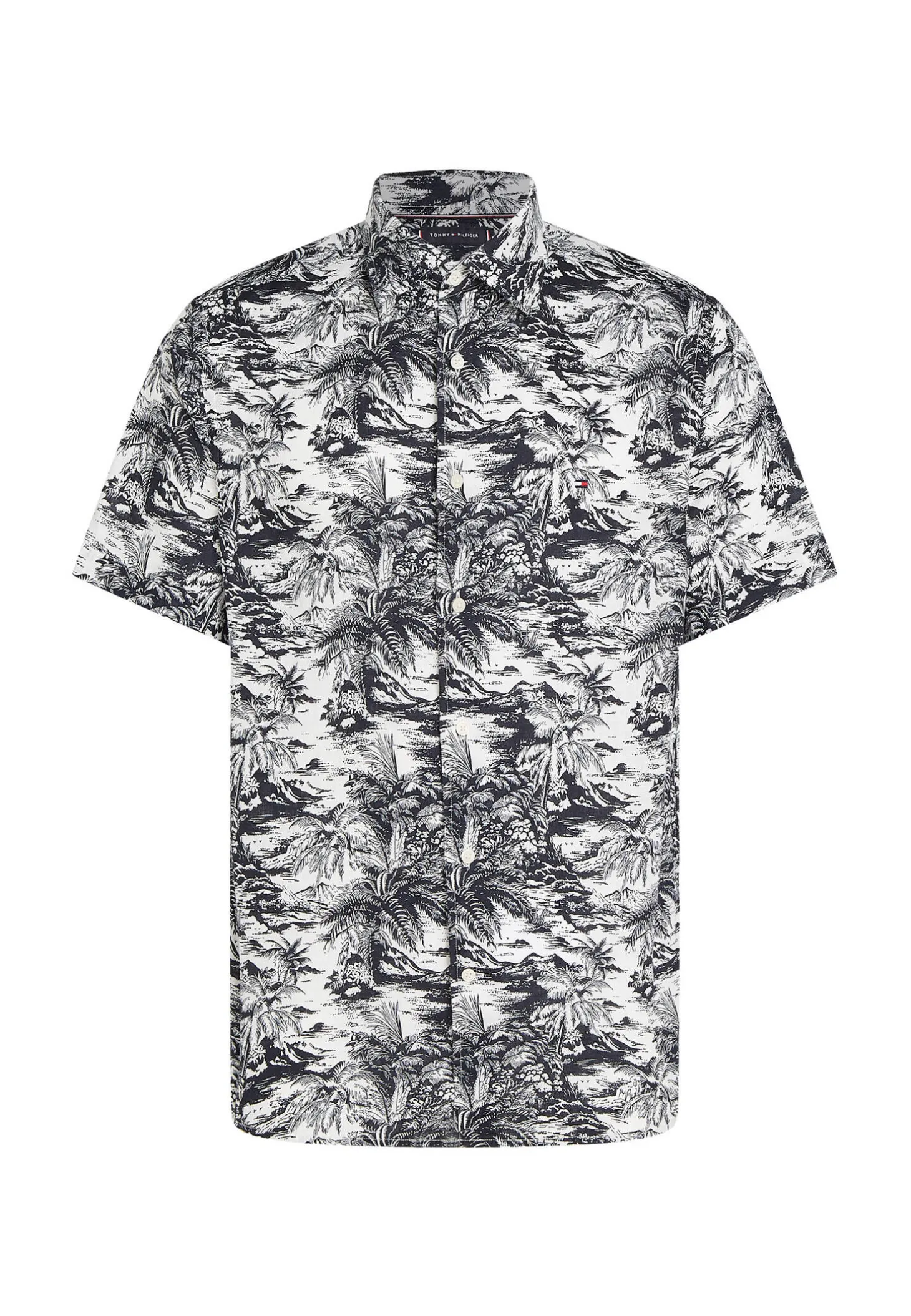 Herren Leinenhemd LINEN VACATION PRT SHIRT Regular Fit