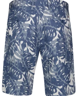 Herren Leinenshorts HARLEM LINEN FLORAL PRINT Relaxed Tapered Fit