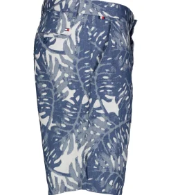 Herren Leinenshorts HARLEM LINEN FLORAL PRINT Relaxed Tapered Fit