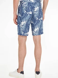 Herren Leinenshorts HARLEM LINEN FLORAL PRINT Relaxed Tapered Fit