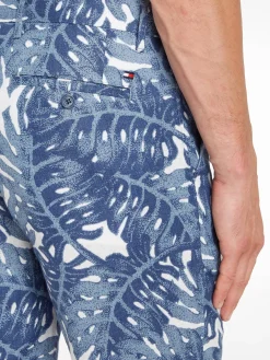 Herren Leinenshorts HARLEM LINEN FLORAL PRINT Relaxed Tapered Fit