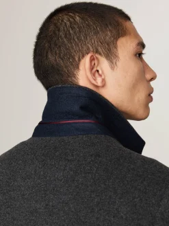 Herren Mantel aus Wollmischung