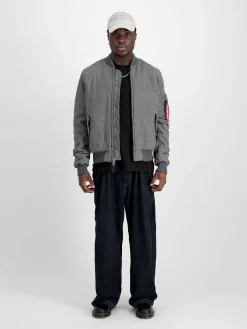 Herren Men - Bomber Jackets MA-1 Wool