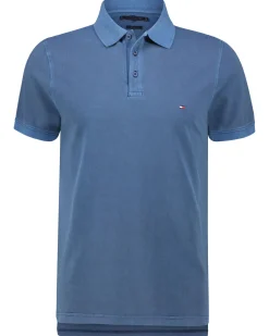 Herren Poloshirt aus Baumwolle GARMENT DYE Kurzarm
