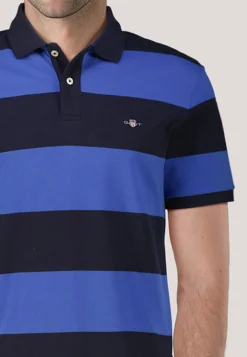 Herren Poloshirt aus Bio-Baumwoll-Pique BLOCK STRIPE