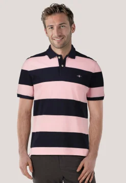 Herren Poloshirt aus Bio-Baumwoll-Pique BLOCK STRIPE