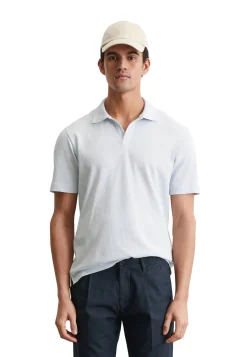 Herren Poloshirt aus Leinenmix