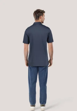 Herren Poloshirt aus Lyocell und Baumwolle H-PRESS