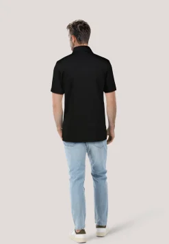 Herren Poloshirt aus Lyocell und Baumwolle H-PRESS