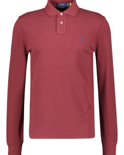 Herren Poloshirt Custom Slim Fit Langarm