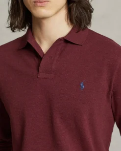 Herren Poloshirt Custom Slim Fit Langarm