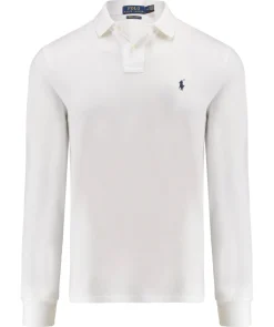 Herren Poloshirt Custom Slim Fit Langarm