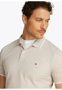 Herren Poloshirt mit Leinen LINEN REG POLO