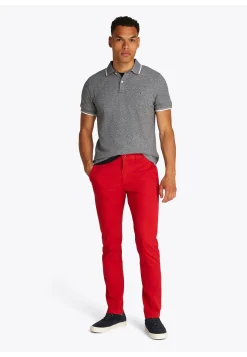 Herren Poloshirt mit Leinen LINEN REG POLO