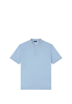 Herren Poloshirt mit Seide