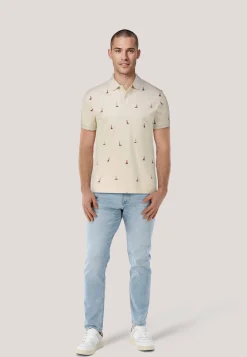 Herren Poloshirt mit Stickerei GRAPHIC