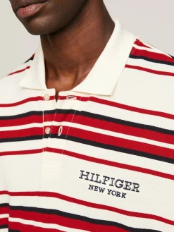 Herren Poloshirt mit Wabenstruktur Regular Fit