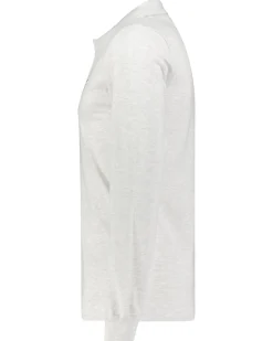 Herren Poloshirt SLIM SOLID Langarm Slim Fit