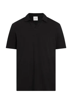 Herren Poloshirts aus Bio-Baumwolle und Leinen LINEN COTTON CUBAN COLLAR POLO