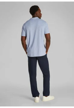 Herren Poloshirts aus Bio-Baumwolle und Leinen LINEN COTTON CUBAN COLLAR POLO