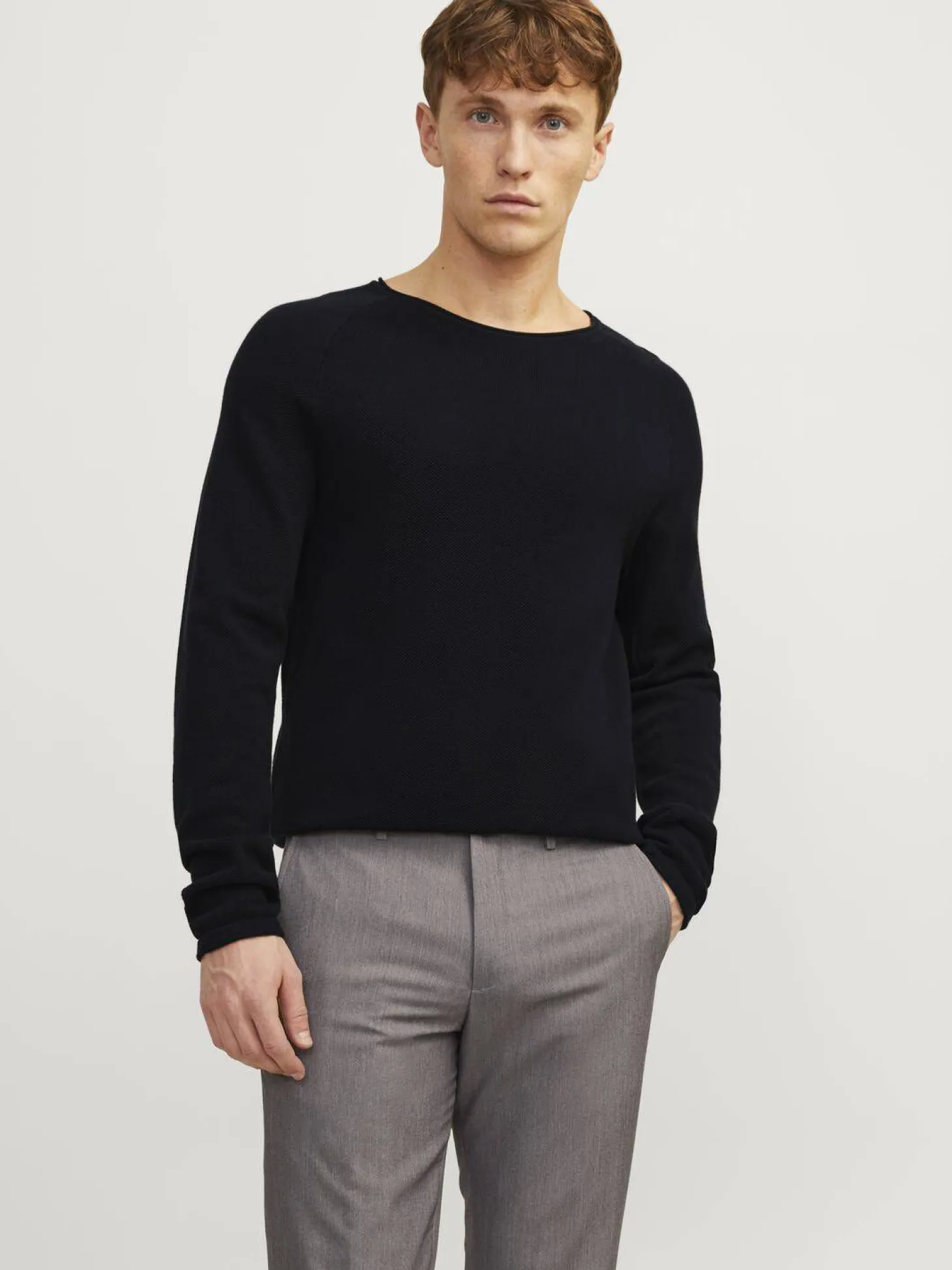 Herren Pullover "JJehill Knit Crew"