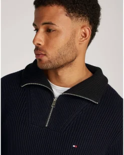 Herren Pullover mit Troyer-Kragen