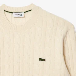 Herren Pullover mit Zopfstrick