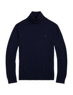 Herren Rollkragenpullover aus Wolle Regular Fit