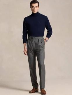 Herren Rollkragenpullover aus Wolle Regular Fit