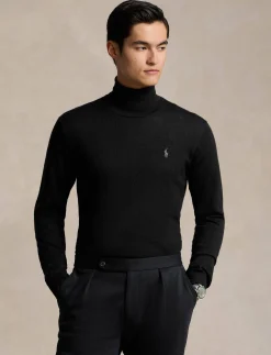 Herren Rollkragenpullover aus Wolle Regular Fit