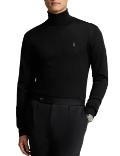 Herren Rollkragenpullover aus Wolle Regular Fit