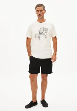 Herren Shorts aus Viskose und Leinen JAACQUE Straight Fit