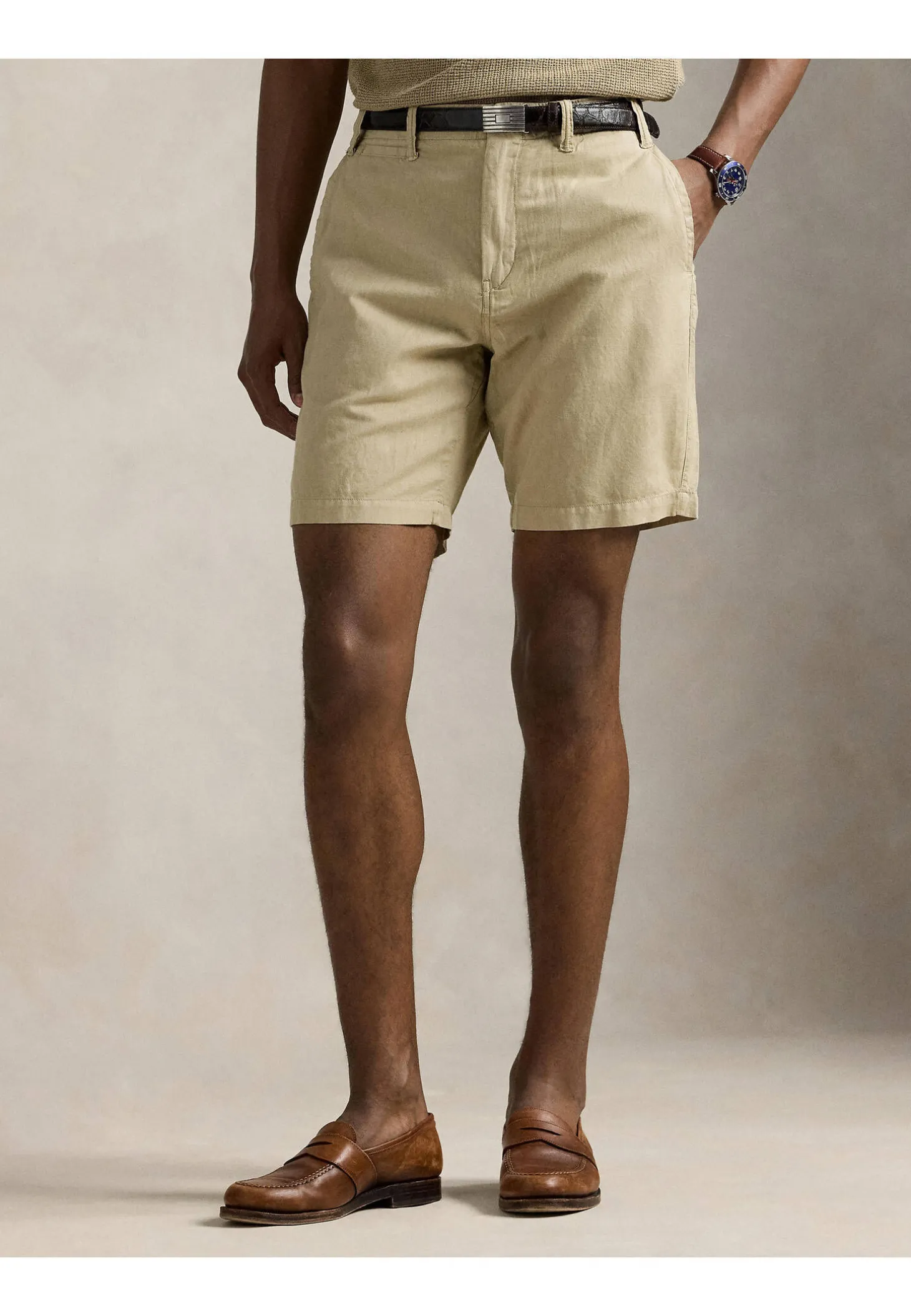 Herren Shorts mit Leinen