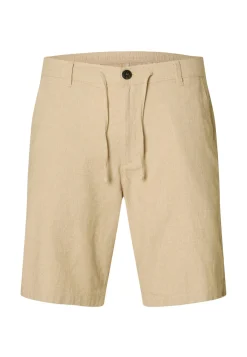 Herren Shorts SLHCOMFORT-BRODY LINEN SHORTS